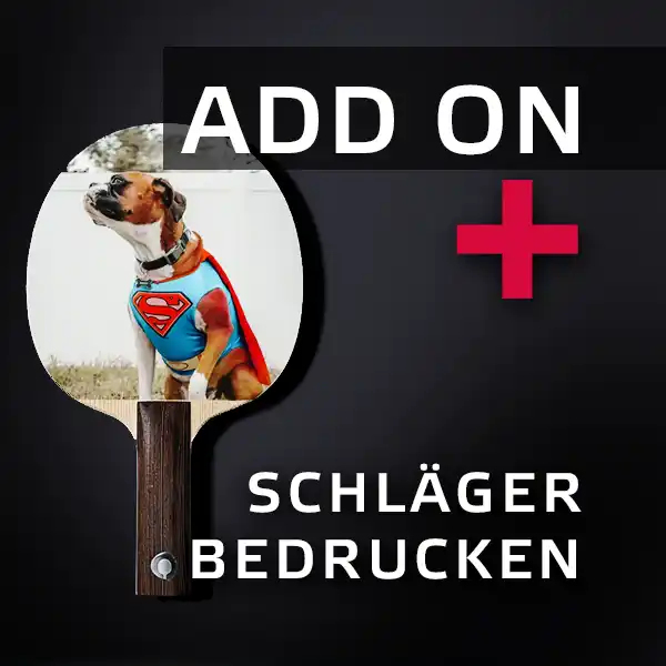 Add On: Personalisierter Tischtennis-Schläger mit Foto