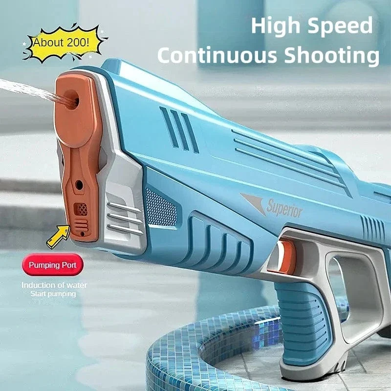Kinder Vollautomatische Wasserpistole Spielzeug Sommer Outdoor Pool Kampf Spiele Induktion Absorbieren Wasser Elektrische Wasserpistolen für Kinder Geschenke