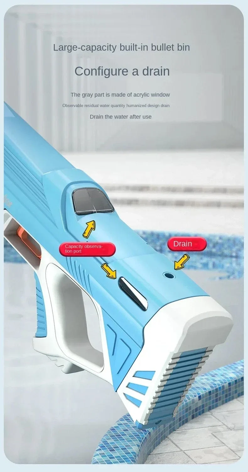 Kinder Vollautomatische Wasserpistole Spielzeug Sommer Outdoor Pool Kampf Spiele Induktion Absorbieren Wasser Elektrische Wasserpistolen für Kinder Geschenke