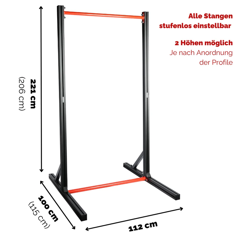 Premium Klimmzugstange freistehend (BASIC STRENGTH BAR)