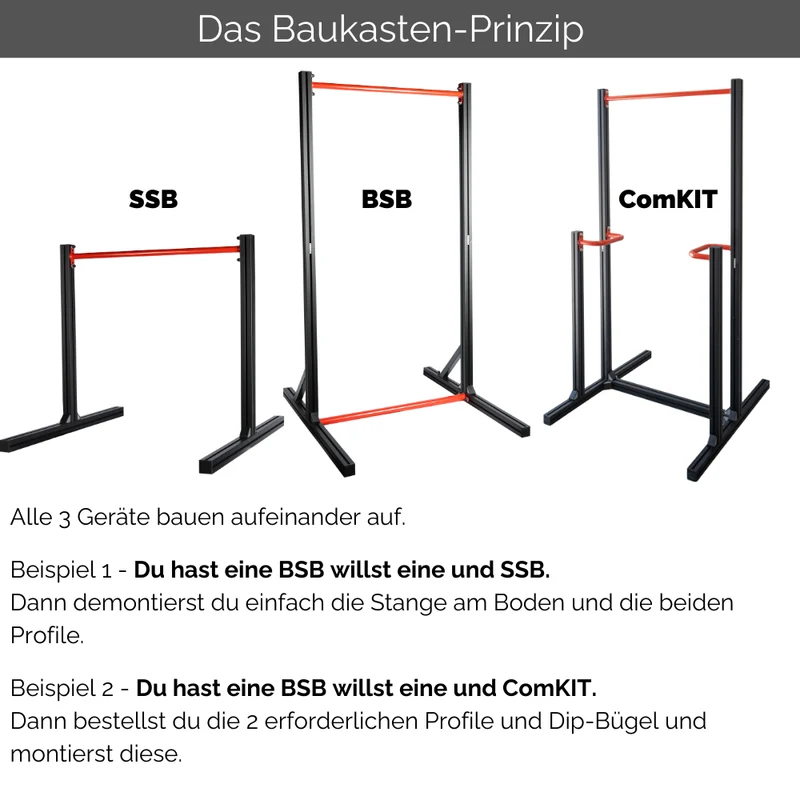 Premium Klimmzugstange freistehend (BASIC STRENGTH BAR)