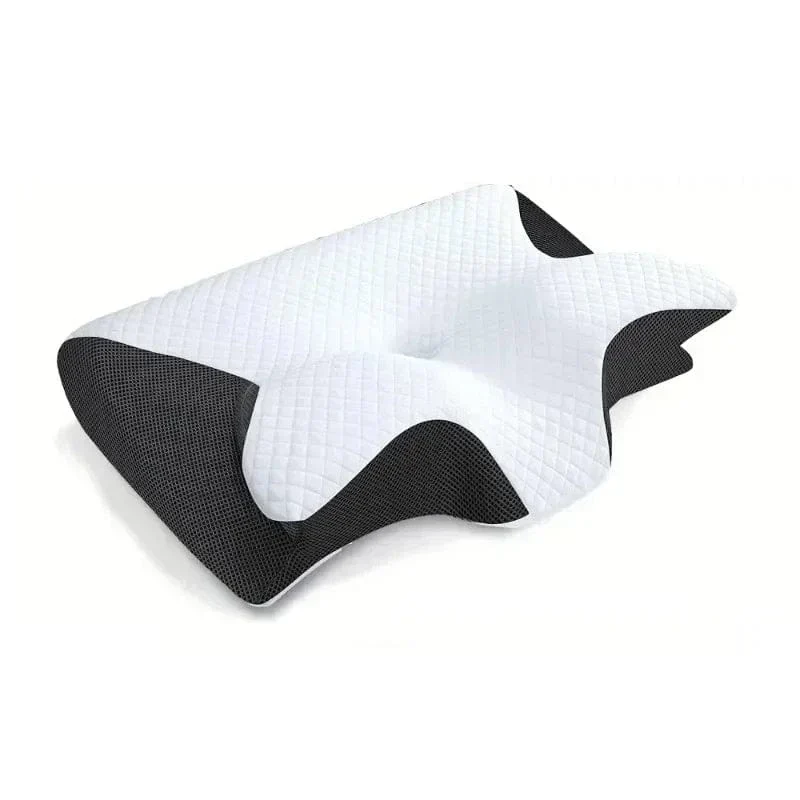 Releep Zervikales Nackenkissen zur Linderung von Nackenschmerzen, verstellbares Konturkissen zum Schlafen, ergonomisches Memory Foam-Kissen für Seitenschläfer