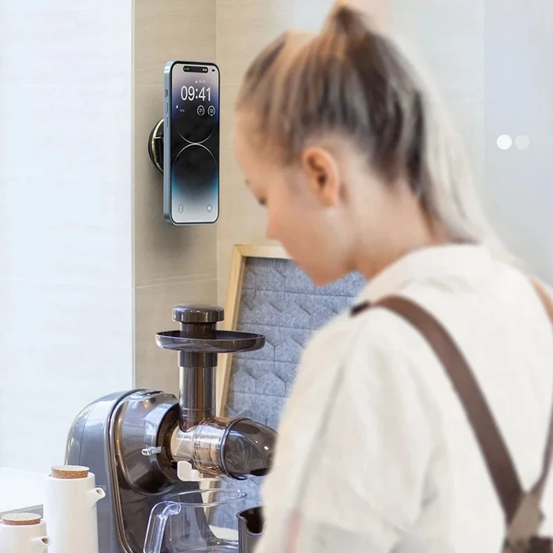 360 ° verstellbarer magnetischer Autotelefonhalterständer, doppelseitige Vakuumadsorption, ultrastabile Saugnapfhalterung für iPhone Xiaomi