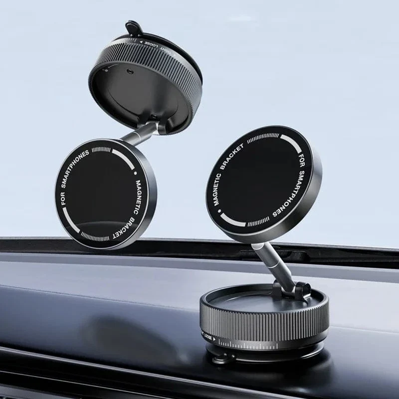 Vakuum-Magnet-Autotelefonhalter, faltbarer Saugnapf, Küchenspiegel, Fitnessstudio, Bad, Dusche für iPhone 16 15 14 13 12 11 Pro Max Samsung