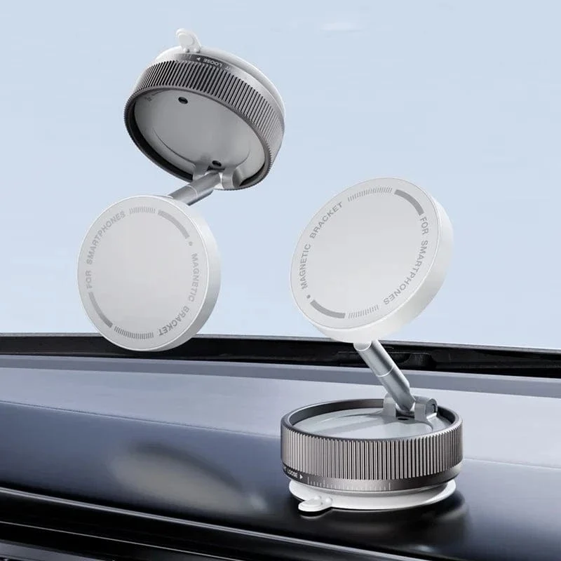 Vakuum-Magnet-Autotelefonhalter, faltbarer Saugnapf, Küchenspiegel, Fitnessstudio, Bad, Dusche für iPhone 16 15 14 13 12 11 Pro Max Samsung