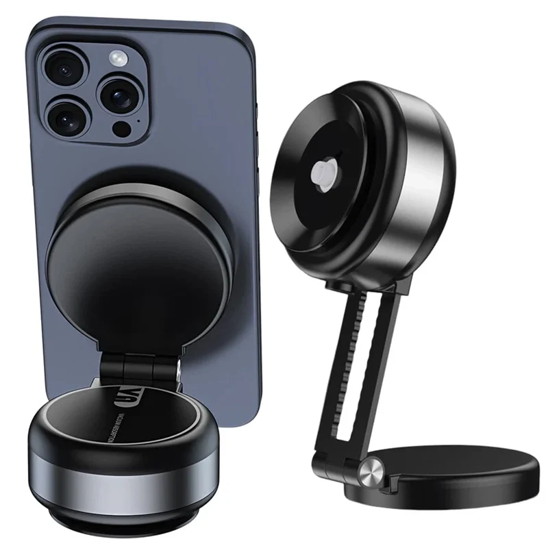 Magnetische Saugnapf-Telefonhalterung für iPhone 16 15 14 Pro Max, 360° verstellbarer Vakuum-Telefonhalter für Auto/Spiegel/glatte Oberfläche