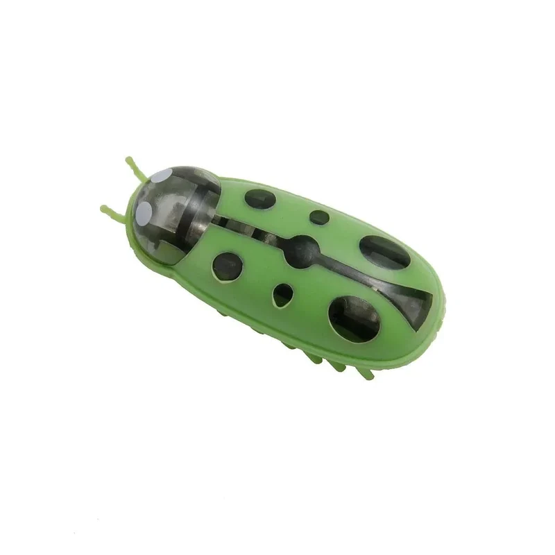Katzenspielzeug, elektrische Zahnbürste, Wurm, Haustierspielzeug, interaktiver elektrischer Käfer, Mikro-Nano-Wurm, automatisches Flip-Spielzeug, Miniatur-Nanomiten