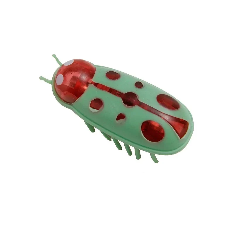 Katzenspielzeug, elektrische Zahnbürste, Wurm, Haustierspielzeug, interaktiver elektrischer Käfer, Mikro-Nano-Wurm, automatisches Flip-Spielzeug, Miniatur-Nanomiten