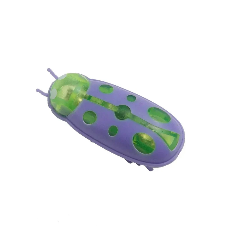 Katzenspielzeug, elektrische Zahnbürste, Wurm, Haustierspielzeug, interaktiver elektrischer Käfer, Mikro-Nano-Wurm, automatisches Flip-Spielzeug, Miniatur-Nanomiten