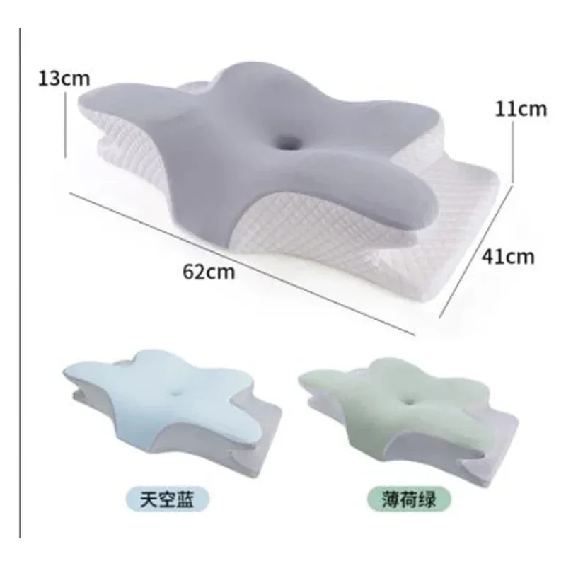 Memory Foam-Kissen, Nackenkissen mit langsamer Rückfederung, Schmerzlinderung, Schlafkissen