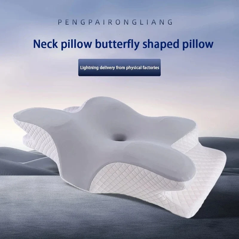 Memory Foam-Kissen, Nackenkissen mit langsamer Rückfederung, Schmerzlinderung, Schlafkissen