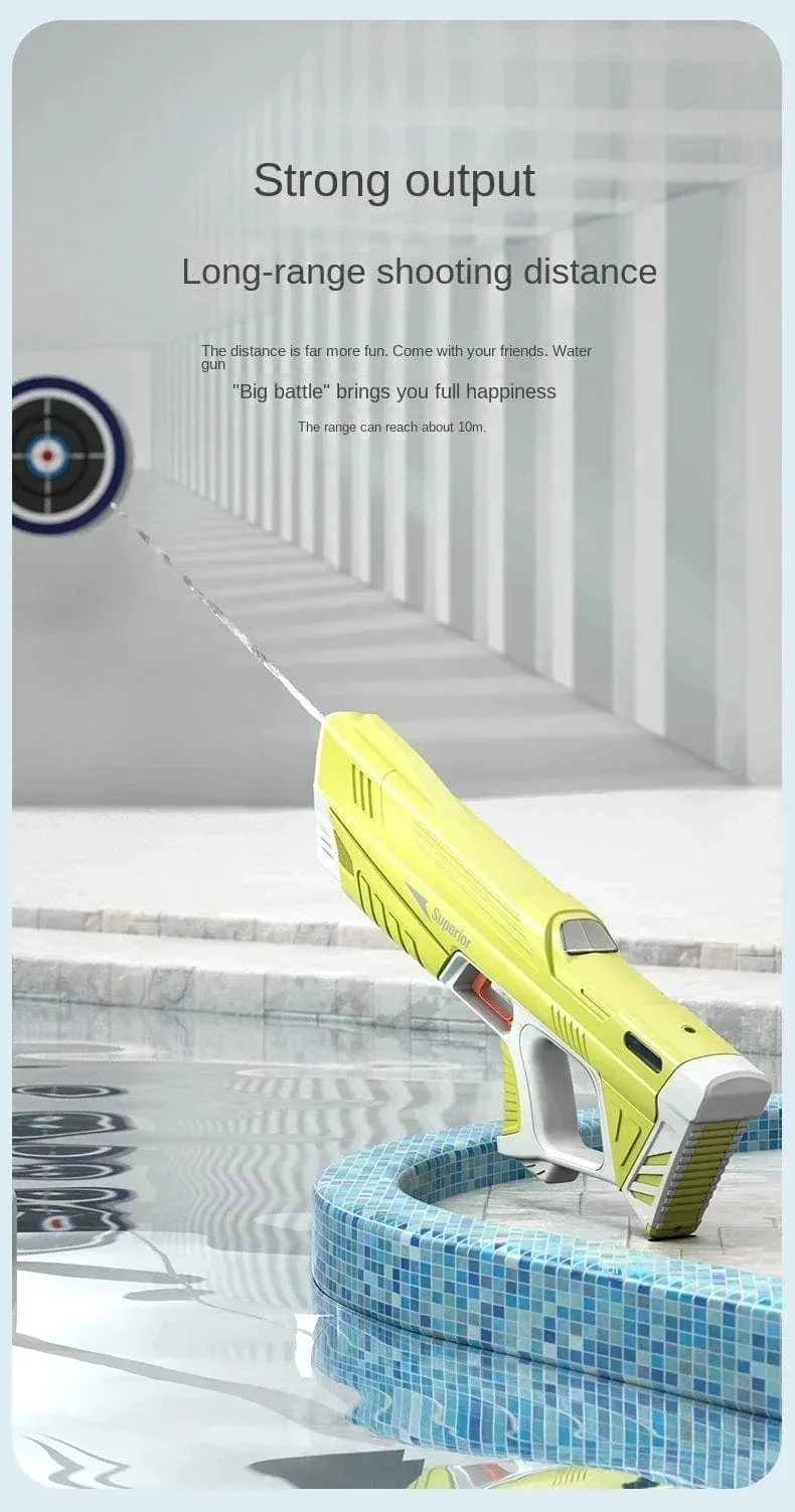 Elektrische Wasserpistole Spielzeug Bursts Kinder Hochdruck Starke Ladeenergie Wasser Automatische Wasser Spray Kinder Spielzeug Pistolen
