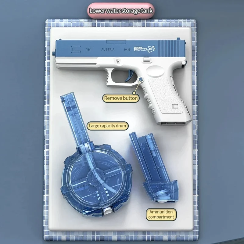 Elektrische Wasserpistole Spielzeug Bursts Kinder Hochdruck Starke Ladeenergie Wasser Automatische Wasser Spray Kinder Spielzeug Pistolen