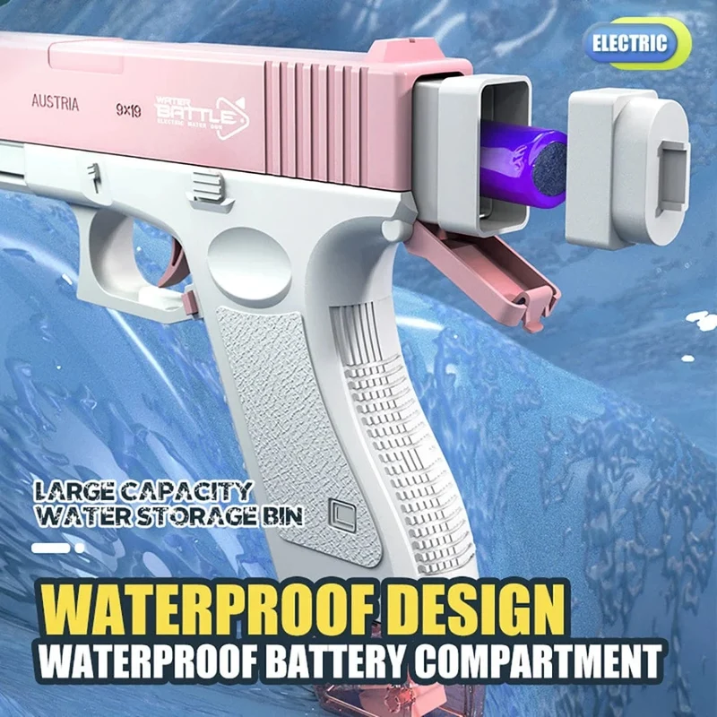 Elektrische Wasserpistole Spielzeug Bursts Kinder Hochdruck Starke Ladeenergie Wasser Automatische Wasser Spray Kinder Spielzeug Pistolen