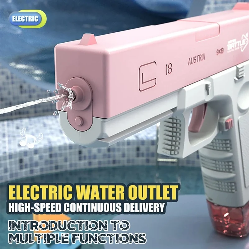 Elektrische Wasserpistole Spielzeug Bursts Kinder Hochdruck Starke Ladeenergie Wasser Automatische Wasser Spray Kinder Spielzeug Pistolen