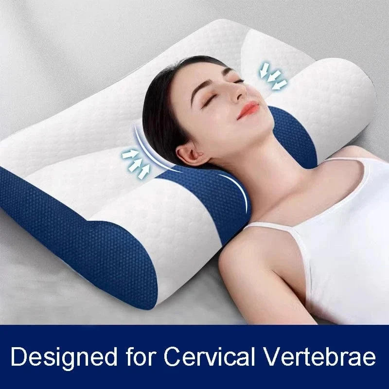 Kissen zur Nackenstütze, Nackenkissen für gemütliches Schlafen, ergonomische Konturkissen, für Seiten-, Rücken- und Bauchschläfer