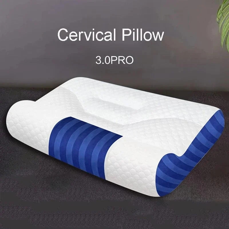 Kissen zur Nackenstütze, Nackenkissen für gemütliches Schlafen, ergonomische Konturkissen, für Seiten-, Rücken- und Bauchschläfer