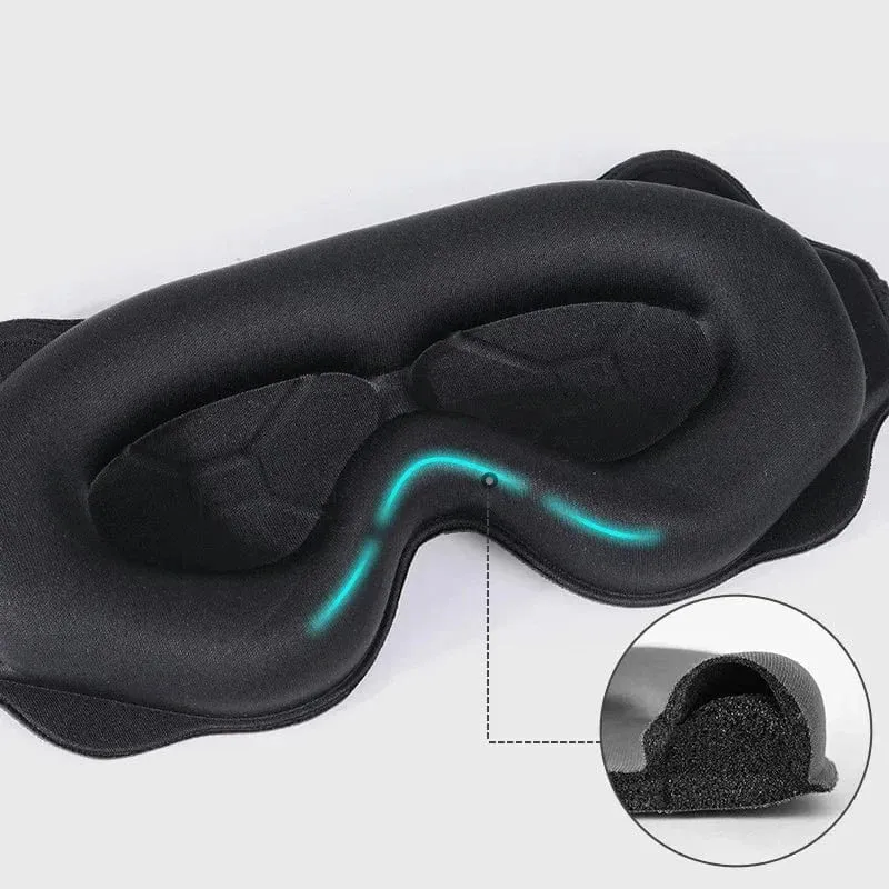 3D-Schlafmaske, Lichtschutz, Schlafmaske für die Augen, weiche Schlafhilfe, Augenmaske für unterwegs, Eyeshade, Nacht, atmungsaktiv, Slaapmasker