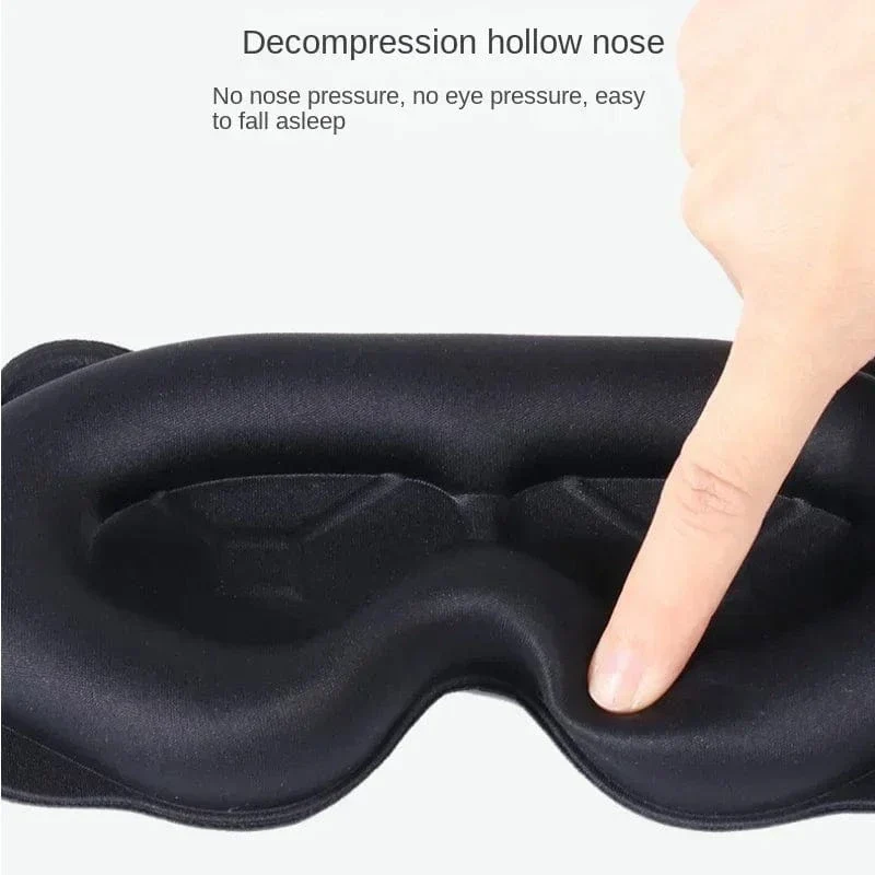 3D-Schlafmaske, Lichtschutz, Schlafmaske für die Augen, weiche Schlafhilfe, Augenmaske für unterwegs, Eyeshade, Nacht, atmungsaktiv, Slaapmasker
