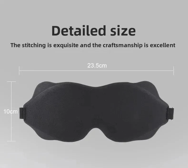 3D-Schlafmaske, Lichtschutz, Schlafmaske für die Augen, weiche Schlafhilfe, Augenmaske für unterwegs, Eyeshade, Nacht, atmungsaktiv, Slaapmasker