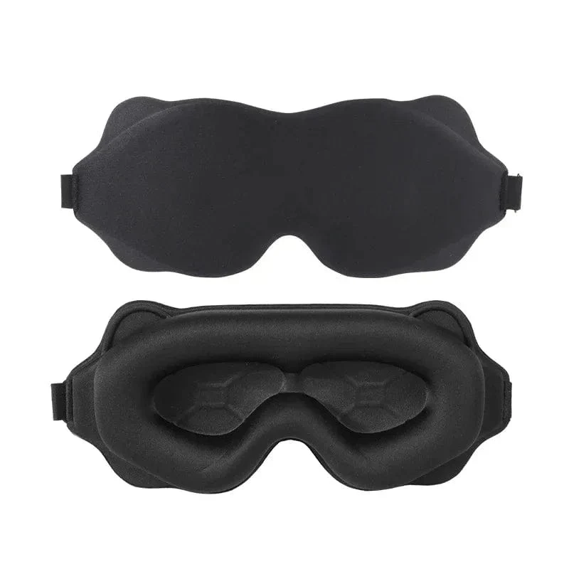 3D-Schlafmaske, Lichtschutz, Schlafmaske für die Augen, weiche Schlafhilfe, Augenmaske für unterwegs, Eyeshade, Nacht, atmungsaktiv, Slaapmasker