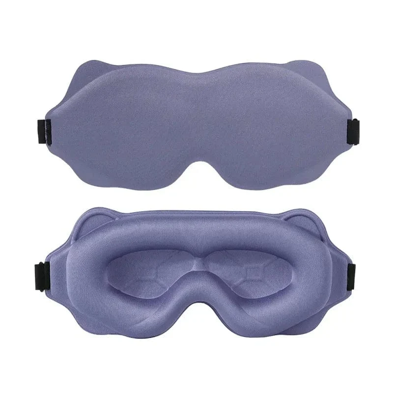3D-Schlafmaske, Lichtschutz, Schlafmaske für die Augen, weiche Schlafhilfe, Augenmaske für unterwegs, Eyeshade, Nacht, atmungsaktiv, Slaapmasker