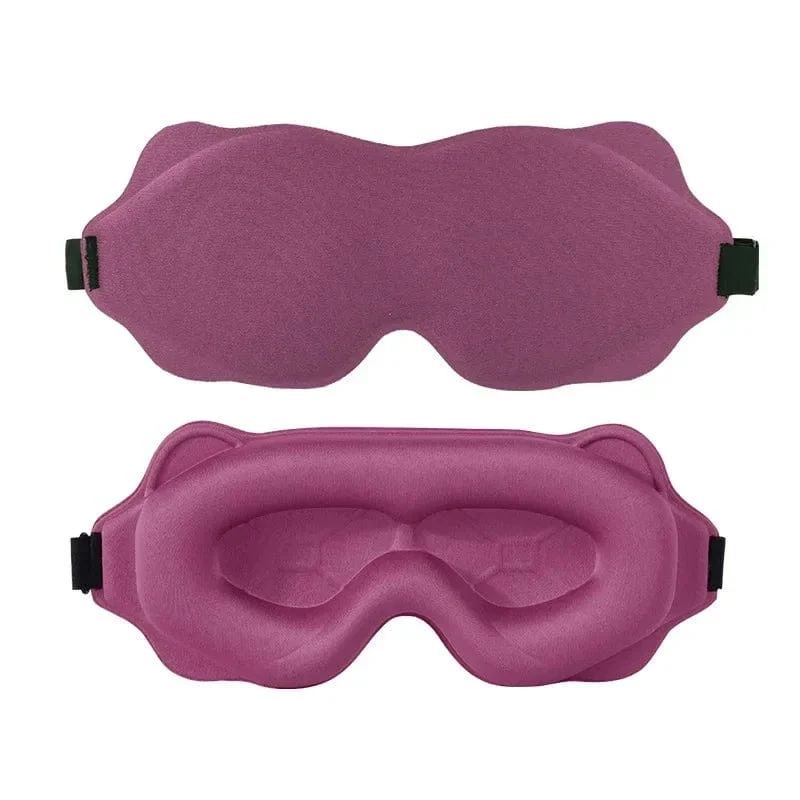 3D-Schlafmaske, Lichtschutz, Schlafmaske für die Augen, weiche Schlafhilfe, Augenmaske für unterwegs, Eyeshade, Nacht, atmungsaktiv, Slaapmasker