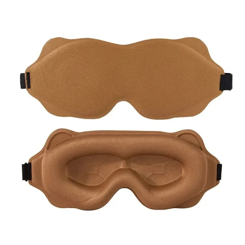3D-Schlafmaske, Lichtschutz, Schlafmaske für die Augen, weiche Schlafhilfe, Augenmaske für unterwegs, Eyeshade, Nacht, atmungsaktiv, Slaapmasker