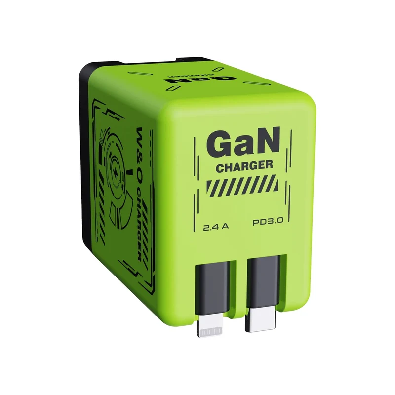 W&O GaN Schnellladekabel 20 W Typ C und Lightning Flüssigsilikonkabel für iPhone 14 15 Pro Max Xiaomi Realme Redmi
