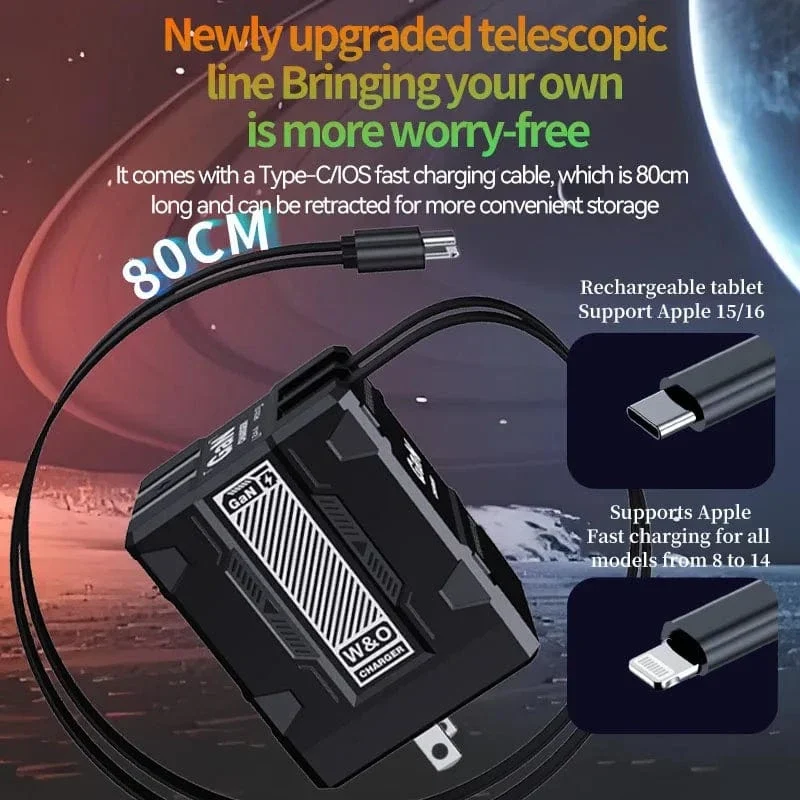 Insgesamt 20 W USB-C-Ladegerät GaN-Schnelllade-Wandladegerät für iPhone Samsung Xiaomi Schnellladung EU/US-Stecker Telefonladegerät-Adapter