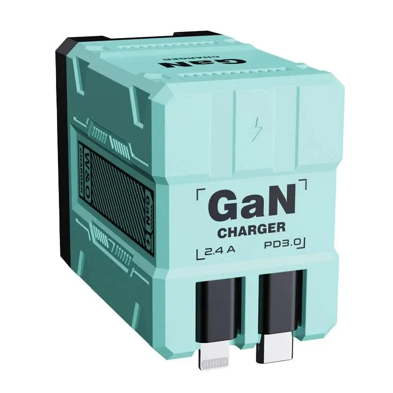 Insgesamt 20 W USB-C-Ladegerät GaN-Schnelllade-Wandladegerät für iPhone Samsung Xiaomi Schnellladung EU/US-Stecker Telefonladegerät-Adapter