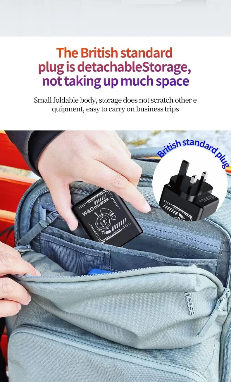 20W GaN Schnelllade-USB-C-Ladegerät Super Charge Adapter Multiprotokoll-Kompatibilität Ladegerät für Huawei iPhone Samsung Neu