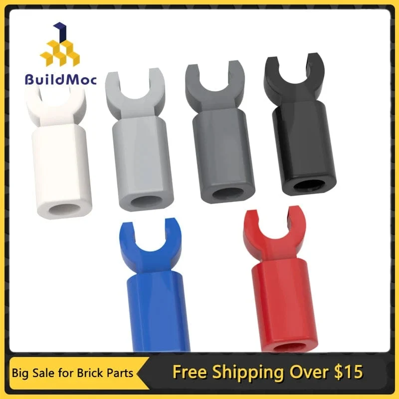 10Pcs MOC Teile 11090 44873 Bar Halter mit Clip Kompatibel Ziegel DIY Assmble Bausteine ​​Partikel Kind Puzzle Spielzeug Geschenk
