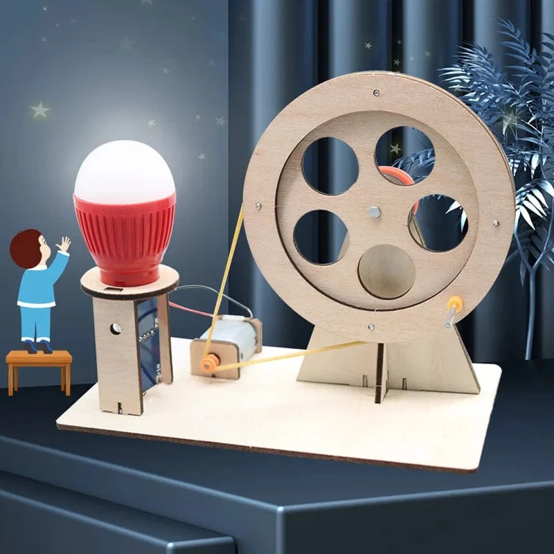 DIY Mini Handkurbel Generator DIY Wissenschaft Experiment Kit & Bildung Modell Spielzeug Für Kinder Geschenk Spielzeug Projekt