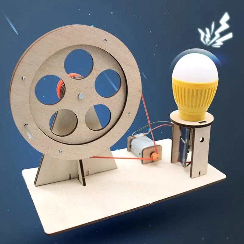 DIY Mini Handkurbel Generator DIY Wissenschaft Experiment Kit & Bildung Modell Spielzeug Für Kinder Geschenk Spielzeug Projekt