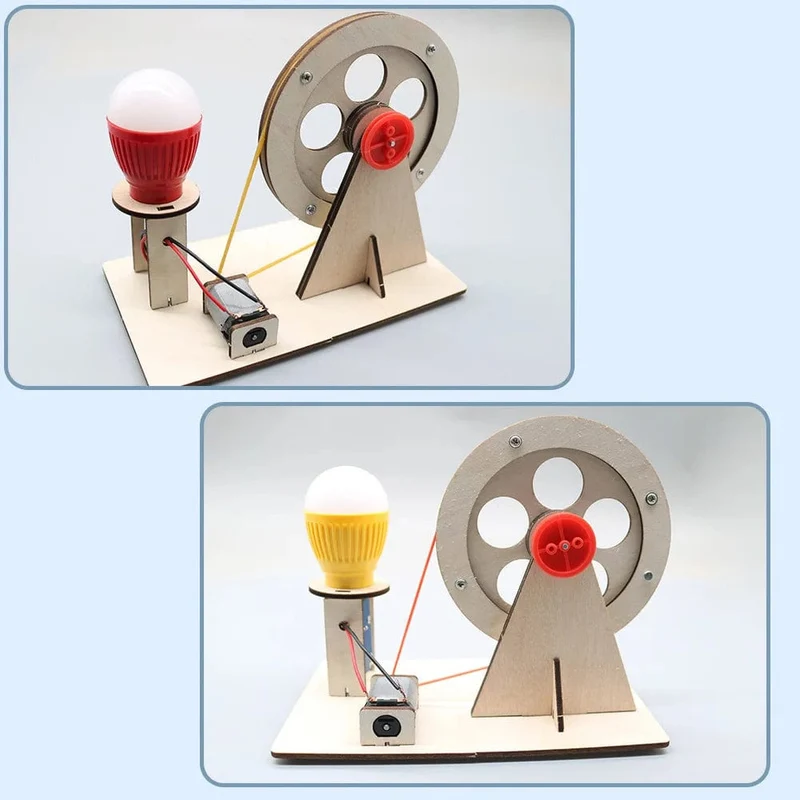 DIY Mini Handkurbel Generator DIY Wissenschaft Experiment Kit & Bildung Modell Spielzeug Für Kinder Geschenk Spielzeug Projekt
