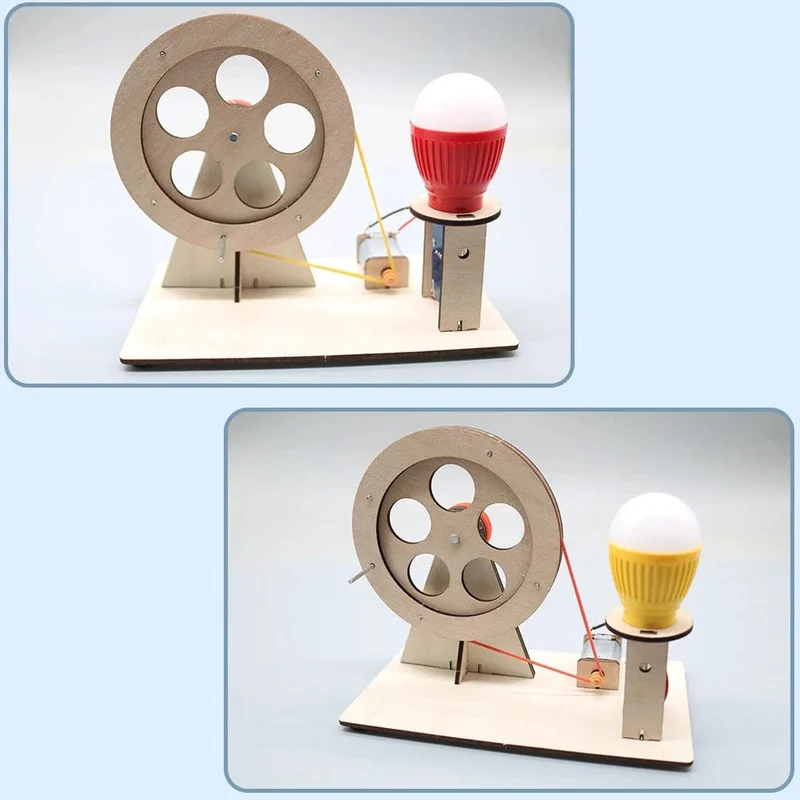 DIY Mini Handkurbel Generator DIY Wissenschaft Experiment Kit & Bildung Modell Spielzeug Für Kinder Geschenk Spielzeug Projekt
