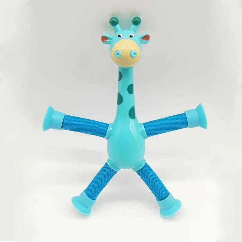 Tier-Sauger-Spielzeug, DIY-Silikonblock-Modell, Saugnapf, zusammengebaut, Konstruktion, pädagogisches lustiges Spielzeug, Jungen und Mädchen, Spielzeug zum Stressabbau