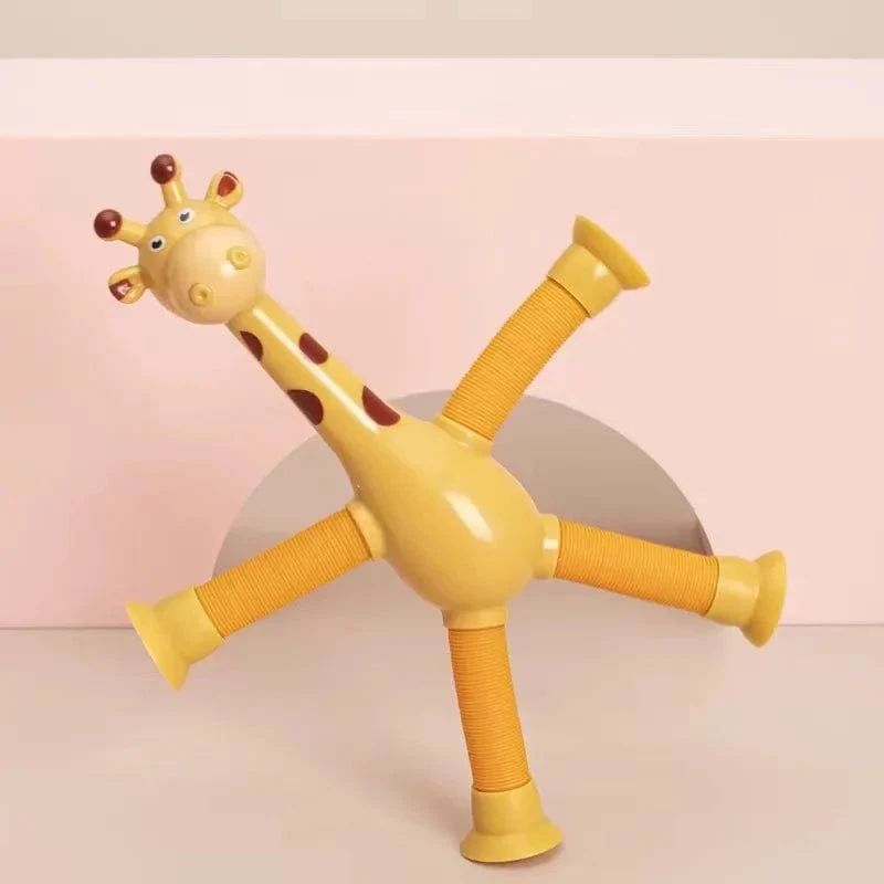 Tier-Sauger-Spielzeug, DIY-Silikonblock-Modell, Saugnapf, zusammengebaut, Konstruktion, pädagogisches lustiges Spielzeug, Jungen und Mädchen, Spielzeug zum Stressabbau