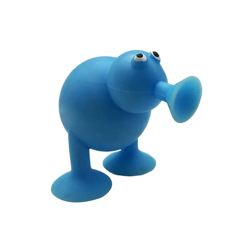 Tier-Sauger-Spielzeug, DIY-Silikonblock-Modell, Saugnapf, zusammengebaut, Konstruktion, pädagogisches lustiges Spielzeug, Jungen und Mädchen, Spielzeug zum Stressabbau