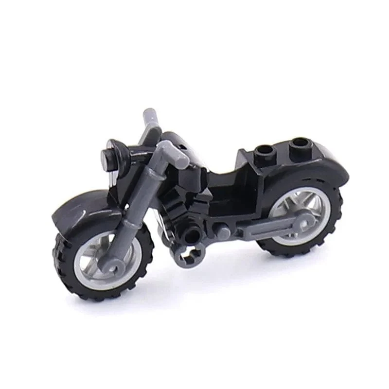 Militärwaffe Motorrad Buntes Spielzeug für Kinder Zubehör WW2 Motor Transporteinrichtung Militärs Kompatible Blöcke
