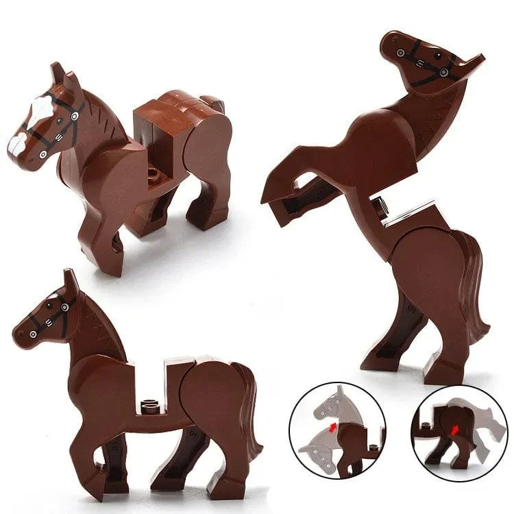 Militärwaffe Motorrad Buntes Spielzeug für Kinder Zubehör WW2 Motor Transporteinrichtung Militärs Kompatible Blöcke