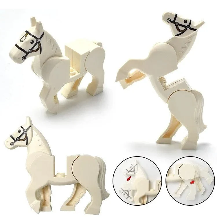 Militärwaffe Motorrad Buntes Spielzeug für Kinder Zubehör WW2 Motor Transporteinrichtung Militärs Kompatible Blöcke
