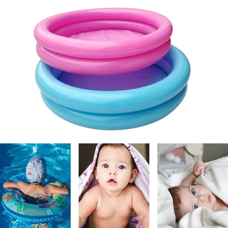 PVC-Planschbecken für den Garten, für 0–3 Jahre, Sommer-Baby, aufblasbares Schwimmbecken, rundes Becken, Kinder, Outdoor-Sport, Wasserspielzeug