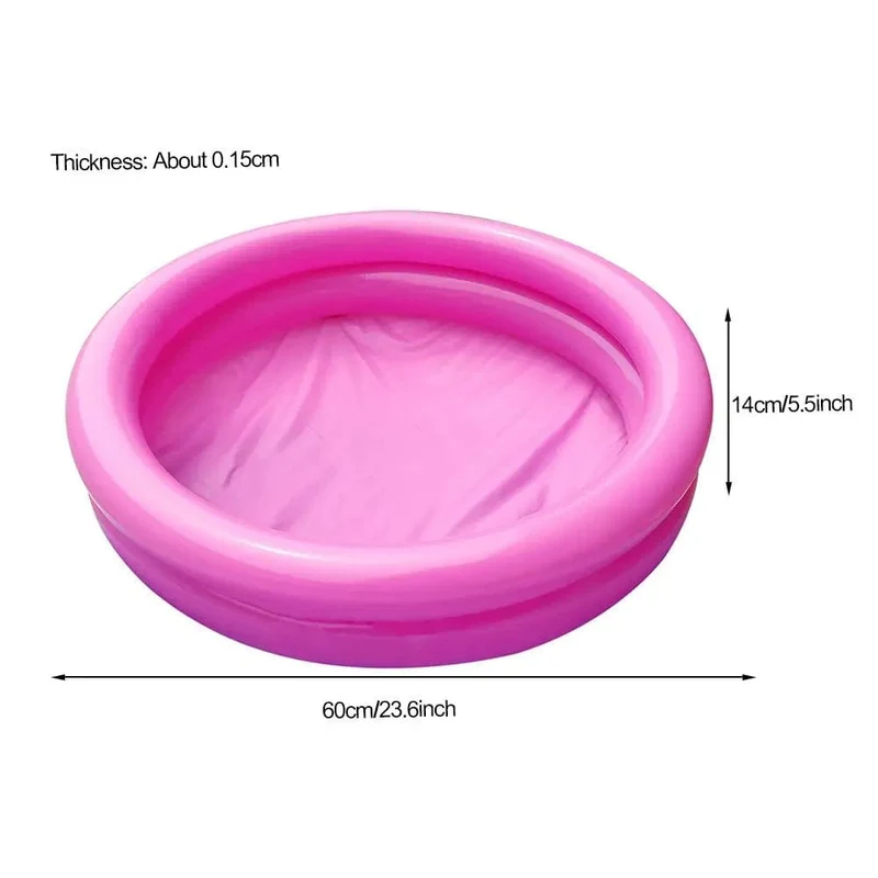 PVC-Planschbecken für den Garten, für 0–3 Jahre, Sommer-Baby, aufblasbares Schwimmbecken, rundes Becken, Kinder, Outdoor-Sport, Wasserspielzeug