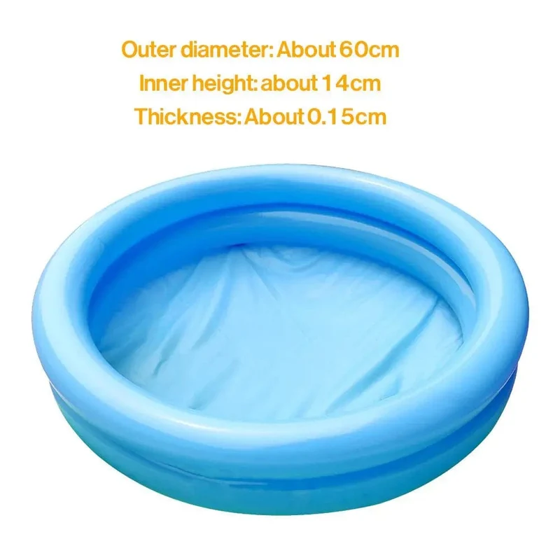 PVC-Planschbecken für den Garten, für 0–3 Jahre, Sommer-Baby, aufblasbares Schwimmbecken, rundes Becken, Kinder, Outdoor-Sport, Wasserspielzeug