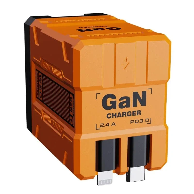 GaN 20W Schnelllade-PD3.0-Ladegerät Typ C-Beleuchtung für iPhone 12 13 Samsung Huawei Xiaomi Mobiltelefon EU/US-Stecker-Wandladegerät