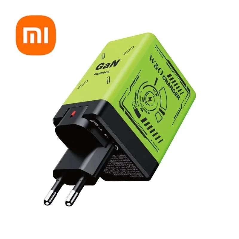 Xiaomi GaN120W Ultraschnellladegerät mit einziehbarem Typ-C-Blitzkabel-Schnellladeadapter für iPhone16 iPad Samsung Huawei