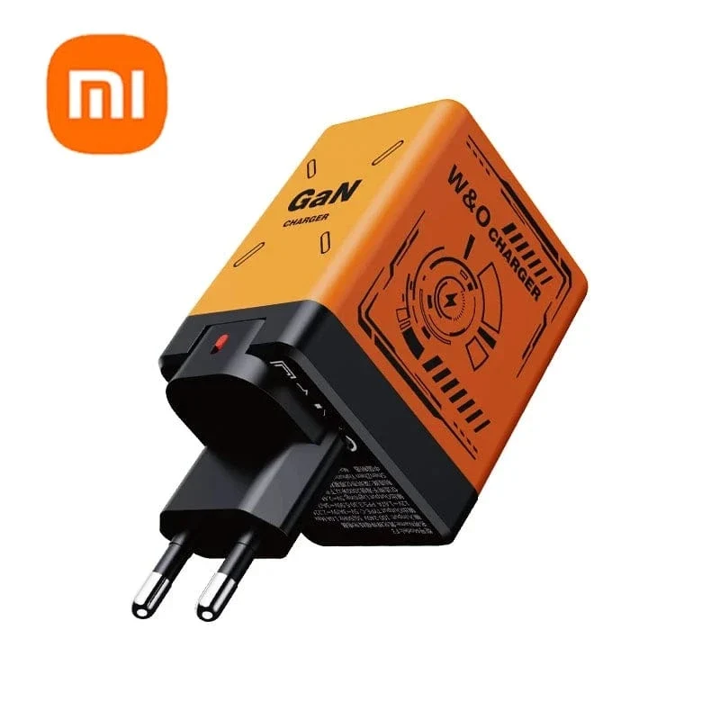 Xiaomi GaN120W Ultraschnellladegerät mit einziehbarem Typ-C-Blitzkabel-Schnellladeadapter für iPhone16 iPad Samsung Huawei