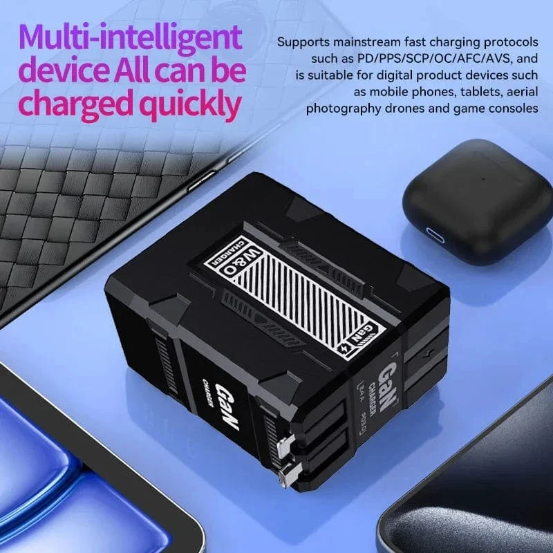 Xiaomi 120W USB C Schnellladegerät Muti 2 Ports Typ C Pd Wandadapter für iPhone 15 Pro Huawei Samsung Tragbares Hochgeschwindigkeitsladen